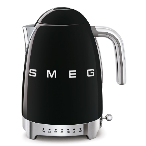 Wasserkocher mit Temperatureinstellung, Schwarz - Smeg