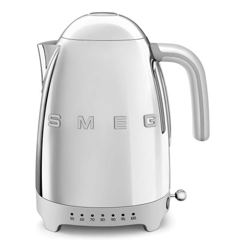 Wasserkocher mit Temperaturregelung, Chrom - Smeg