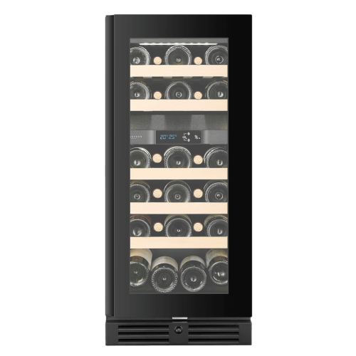 Weinkühlschrank Designline 40, Zwei Zonen, Schwarz - Vigneron