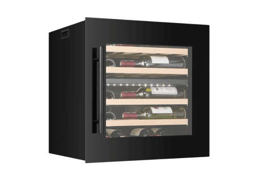 Weinkühlschrank Kitchen Built-in 60, Zwei Zonen, Schwarz - Vigneron