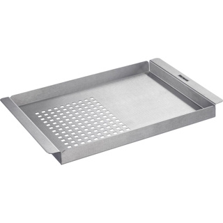 Edelstahl Grillplatte 2 in 1, 34 x 23 cm - Westmark