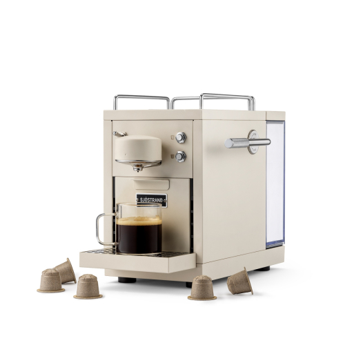 Kapselmaschine, Die Original Espresso-Kapselmaschine, Beige - Sjöstrand