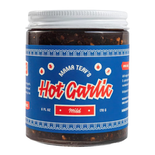 Mama Teav's Hot Garlic Chili Crisp, 170 g (Mild)