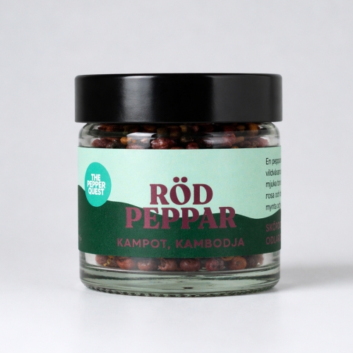 Pfeffer, Roter Kampot, 40 g - The Pepper Quest