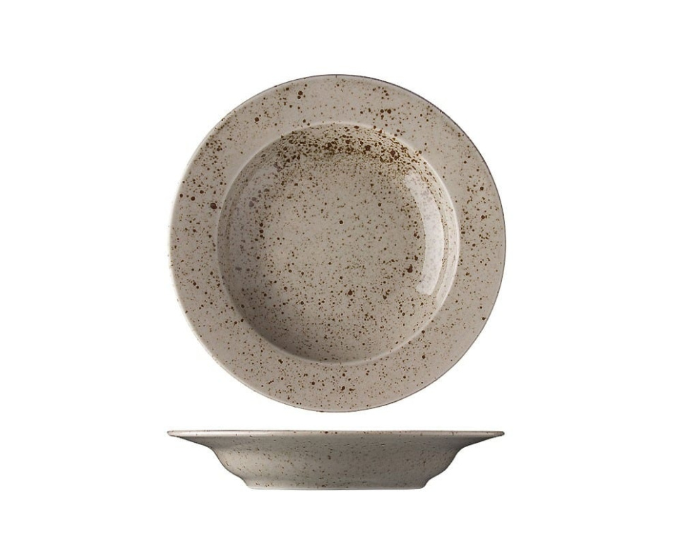 Tiefer Teller, 22 cm, Lifestyle Natural - Lilien in der Gruppe Tischgedeck / Teller, Schüsseln & Schalen / Teller bei The Kitchen Lab (1069-12024)