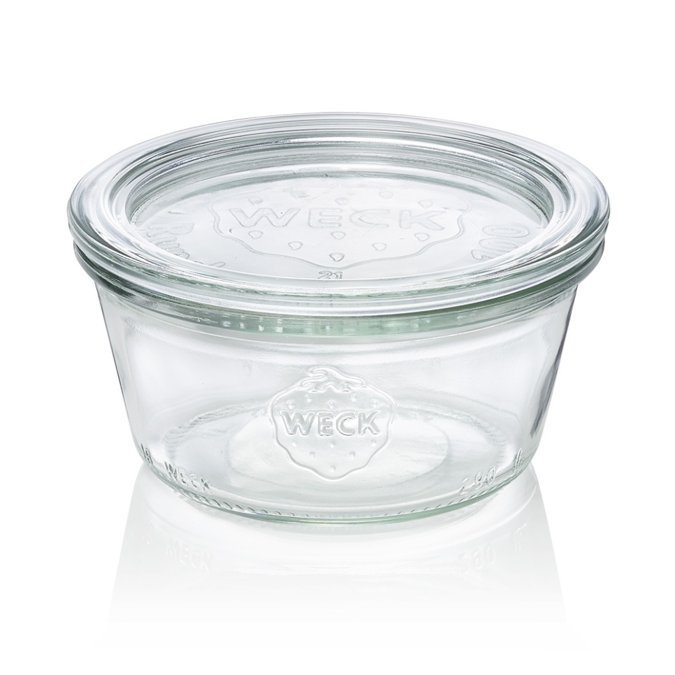 Glasgefäß mit Deckel, 29 cl, Deckel - Weck in der Gruppe Kochen / Küchenutensilien / Flaschen & Einweckgläser bei The Kitchen Lab (1069-29301)