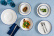 Teller 25 cm, Gourmet Linea Blau - Bonna