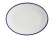 Servierplatte 36 x 28 cm, Gourmet Linea Blau - Bonna