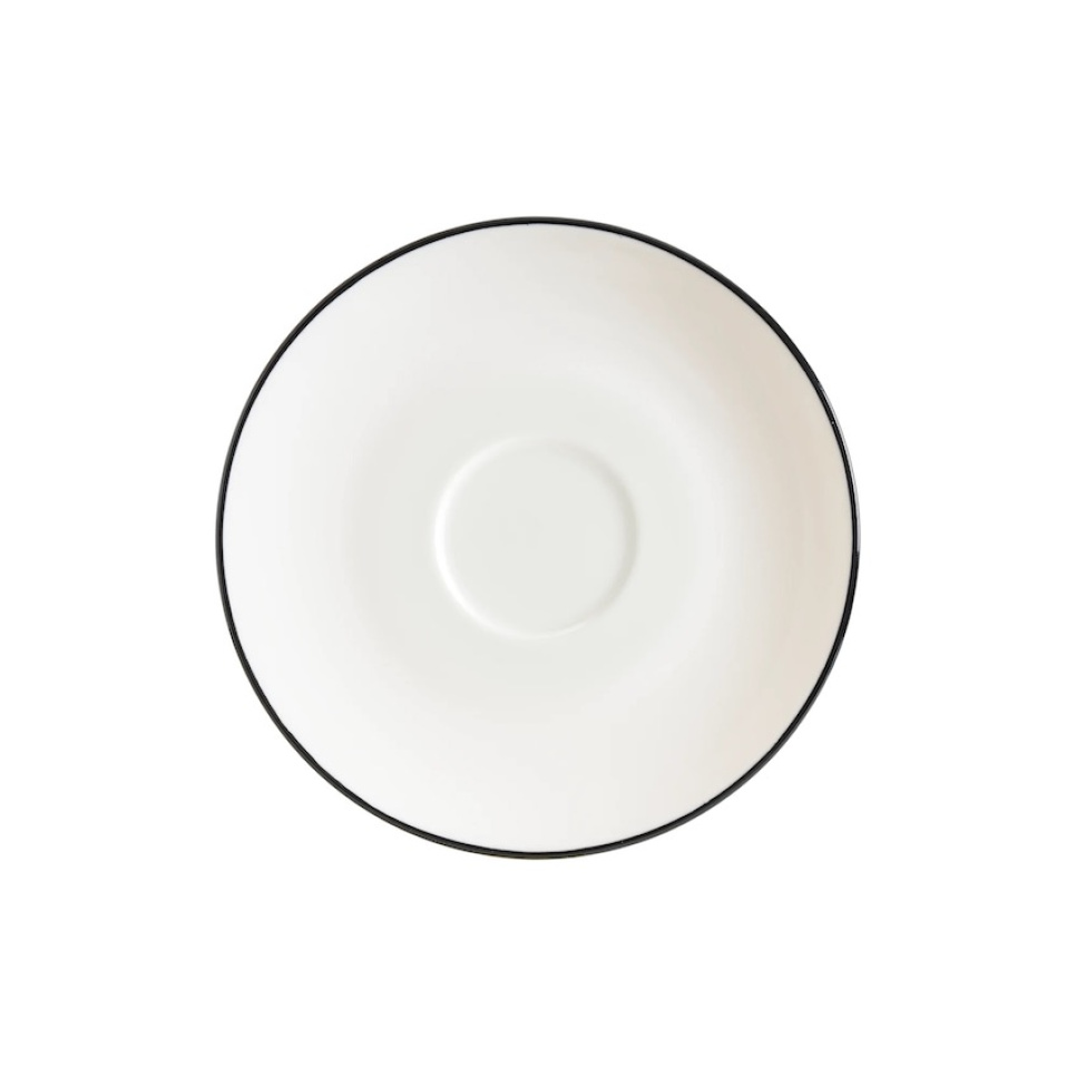 Espressoteller 12 cm, Gourmet Linea Schwarz - Bonna in der Gruppe Tee & Kaffee / Kaffeezubehör / Kaffee-Untertassen bei The Kitchen Lab (1069-31838)