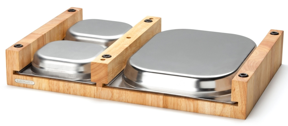 Schneidebrett mit 3 Einsätzen, 48 x 32 cm - Continenta