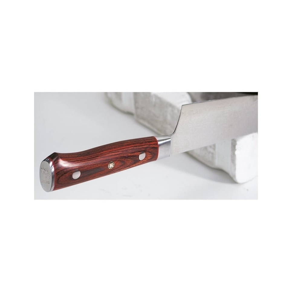 Brotmesser 23 cm, Damascus Flame - Mcusta/Zanmai