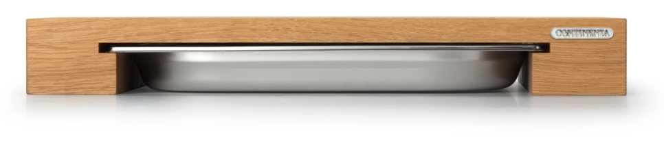 Schneidebrett mit einem Einsatz, Eiche, groß - Continenta
