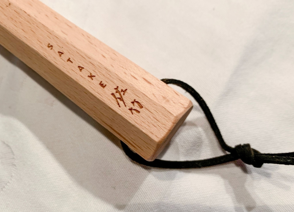 Diamantschärfer mit Holzgriff, 23 cm - Satake