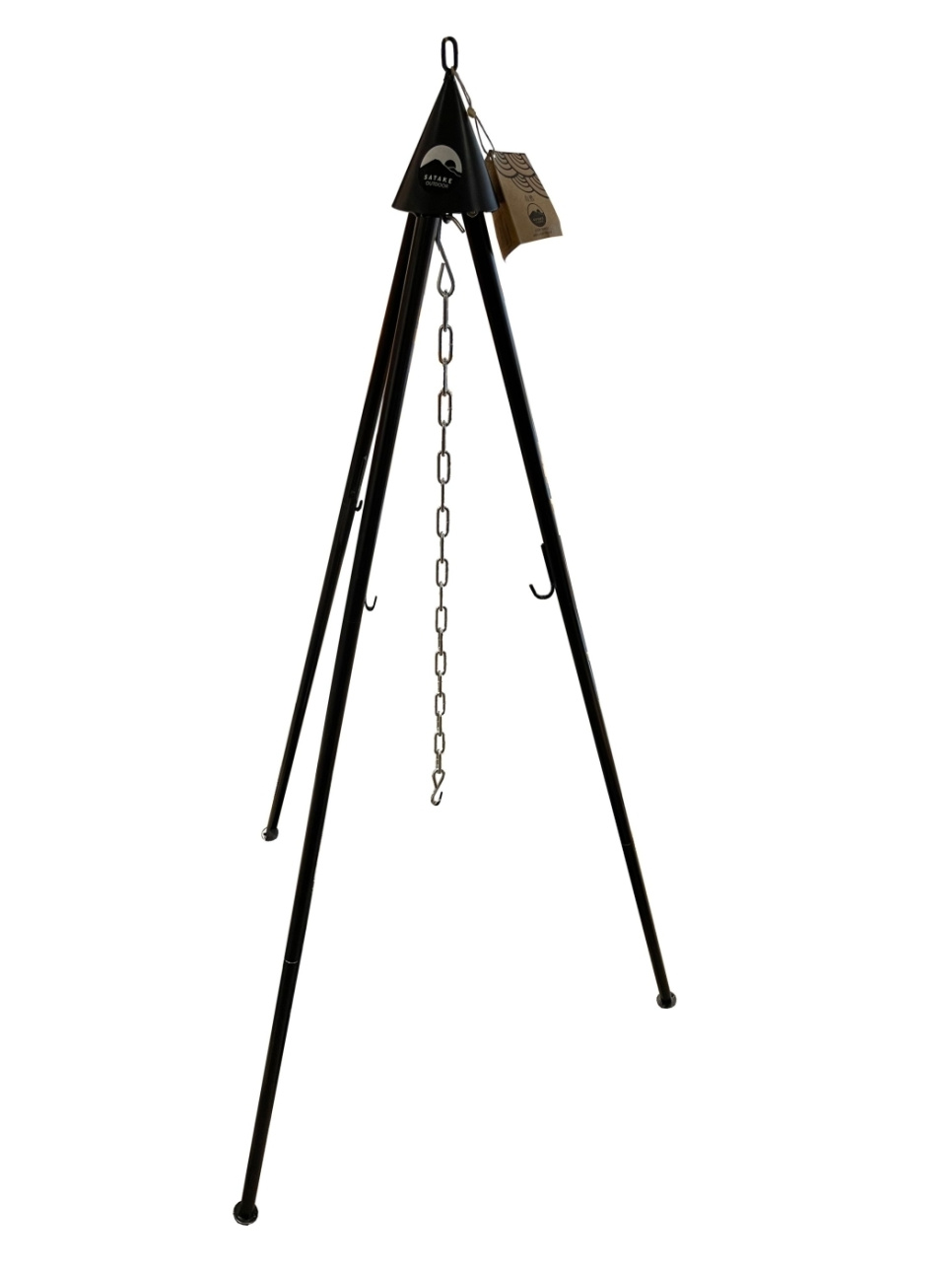 Tri-Pod, 4 Ketten, Haken & Canvas-Tasche, XL - Satake in der Gruppe Grills, Herde & Öfen / Grillzubehör / Mehr Grillzubehör bei The Kitchen Lab (1070-25355)