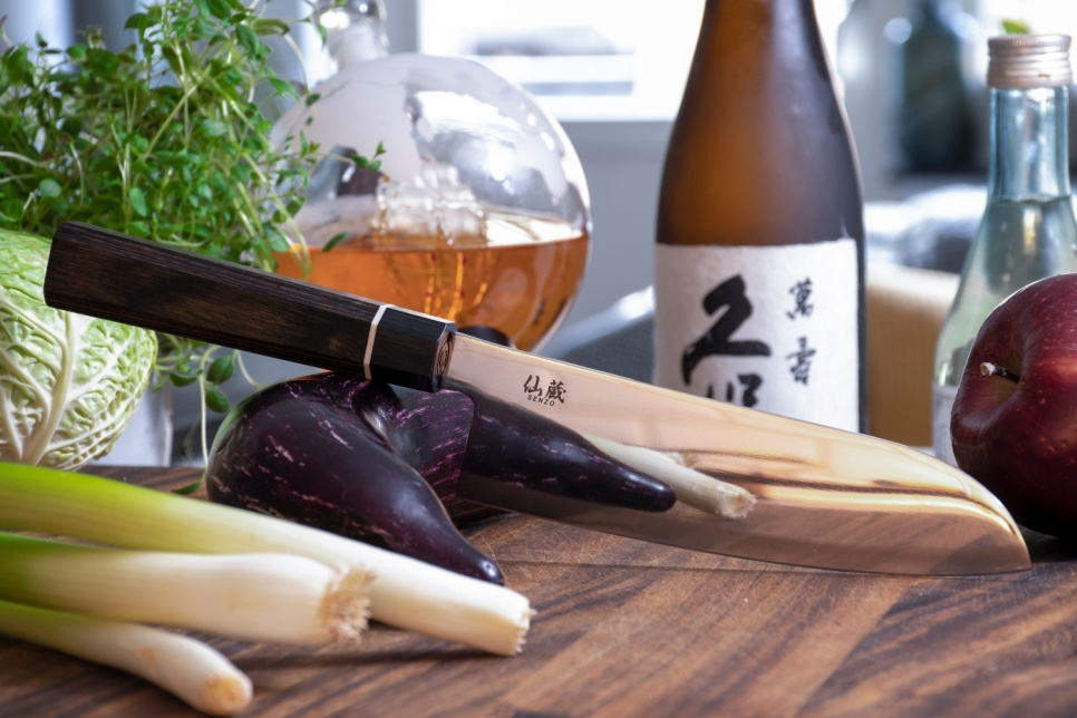 Santoku 17 cm, GinIro - Satake