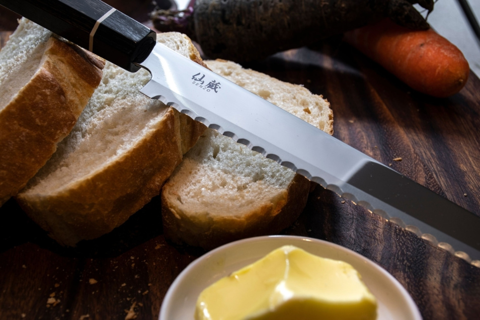 Brotmesser 22 cm, GinIro - Satake