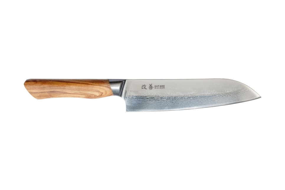Santoku 18 cm, Kaizen - Satake in der Gruppe Kochen / Küchenmesser / Santoku-Messer bei The Kitchen Lab (1070-25809)