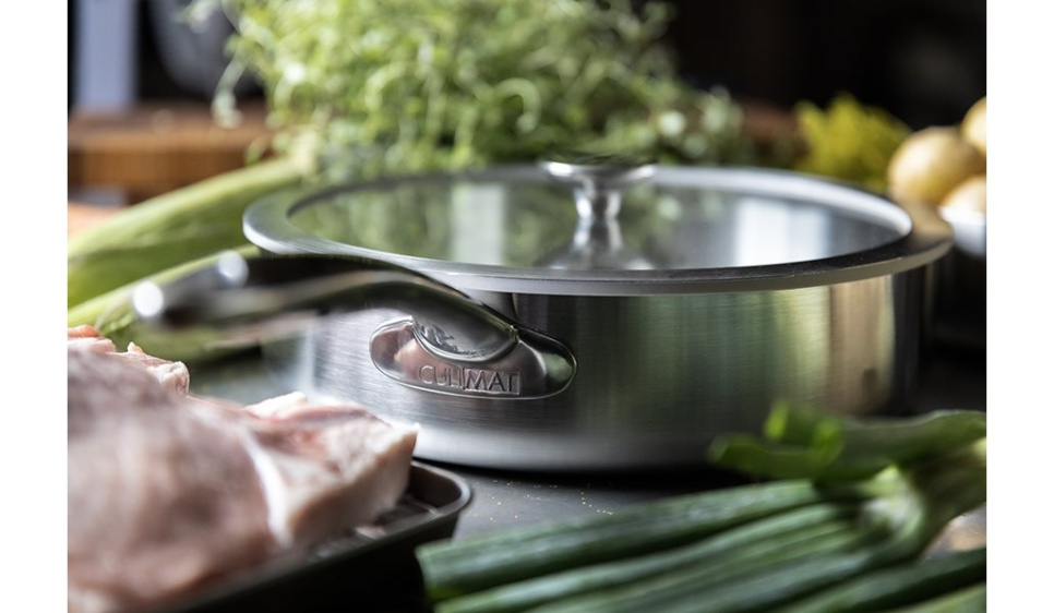 Sauteuse 28 cm, Edelstahl - Culimat