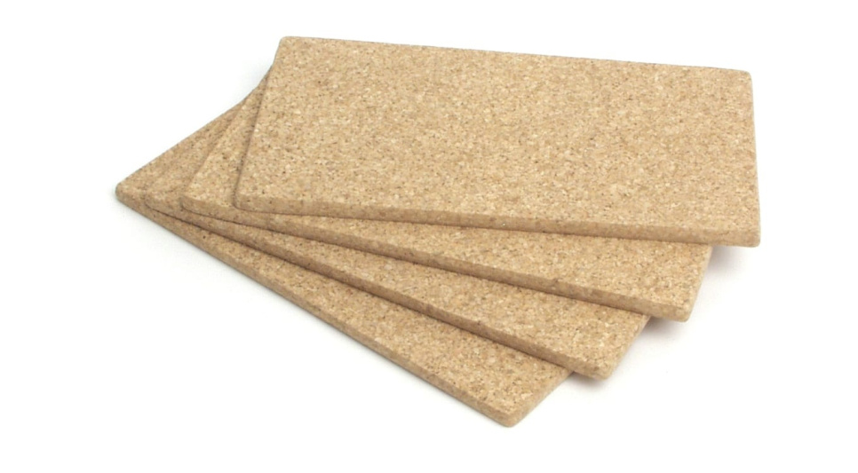 Untersetzer aus Kork, 30,5 x 16,7 cm, 4 Stück - Exxent