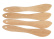 Buttermesser aus Buche, 4er-Set
