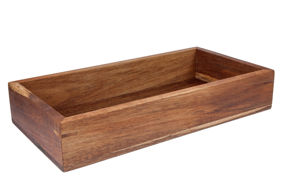 Servierkasten aus Akazie, 28 x 14 cm - Xantia in der Gruppe Tischgedeck / Sonstiges fürs Tischgedeck & Servieren / Brotkörbe bei The Kitchen Lab (1071-31989)