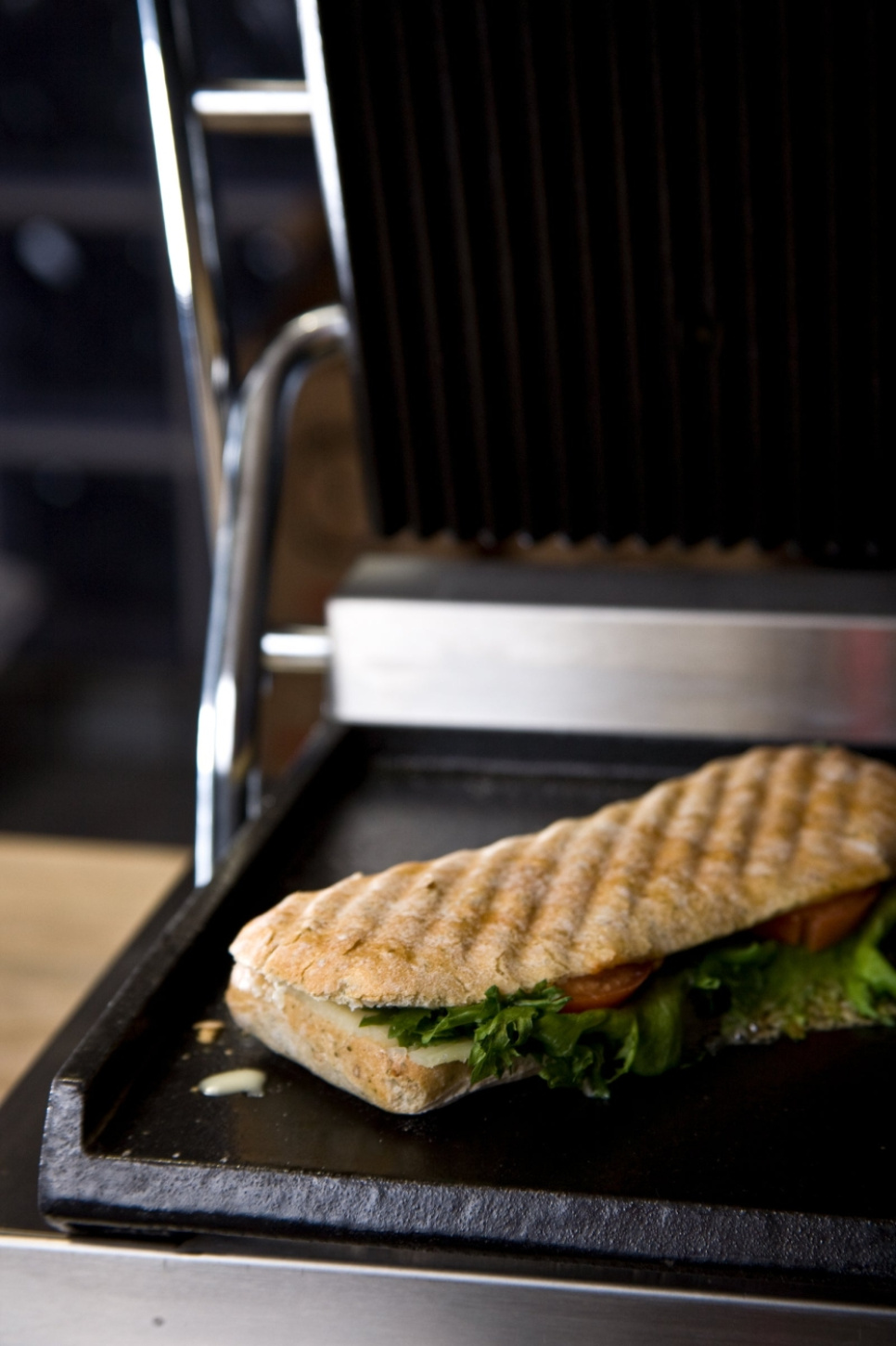 Panini-Klemmgrill, gerippt - Exxent