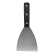 Grillplattenschaber mit schwarzem Griff - Exxent