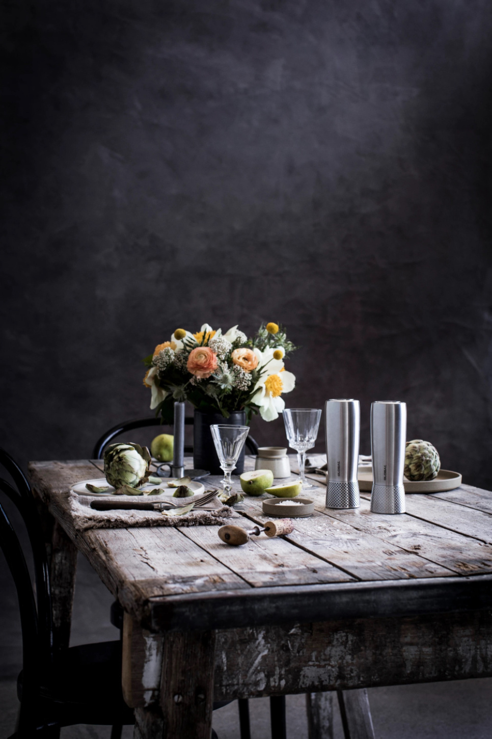 Salz- und Pfeffermühlenset, 18,5cm - Global