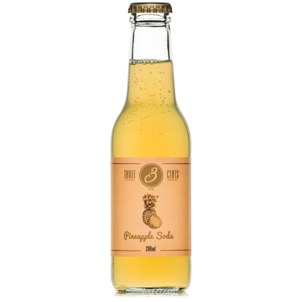 Pineapple Soda, 200 ml - Three Cents in der Gruppe Kochen / Kolonial bei The Kitchen Lab (1083-28752)