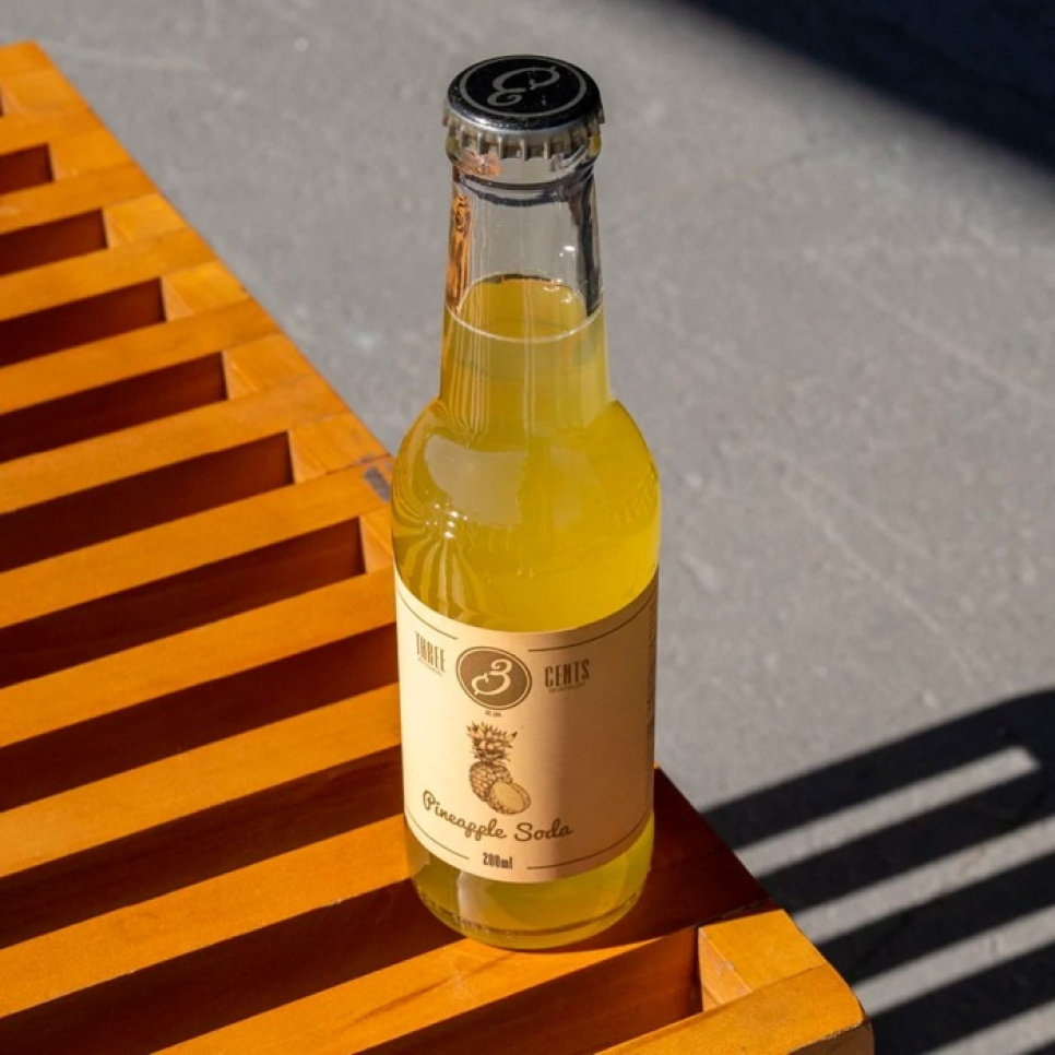Pineapple Soda, 200 ml - Three Cents