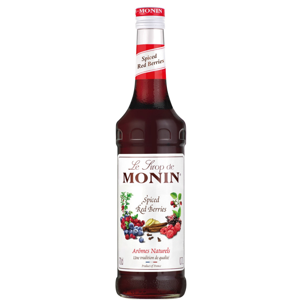 Monin Spiced Red Berries Syrup 70 cl in der Gruppe Bar & Wein / Bar-Ausstattung / Andere Bar-Ausstattung bei The Kitchen Lab (1083-30765)