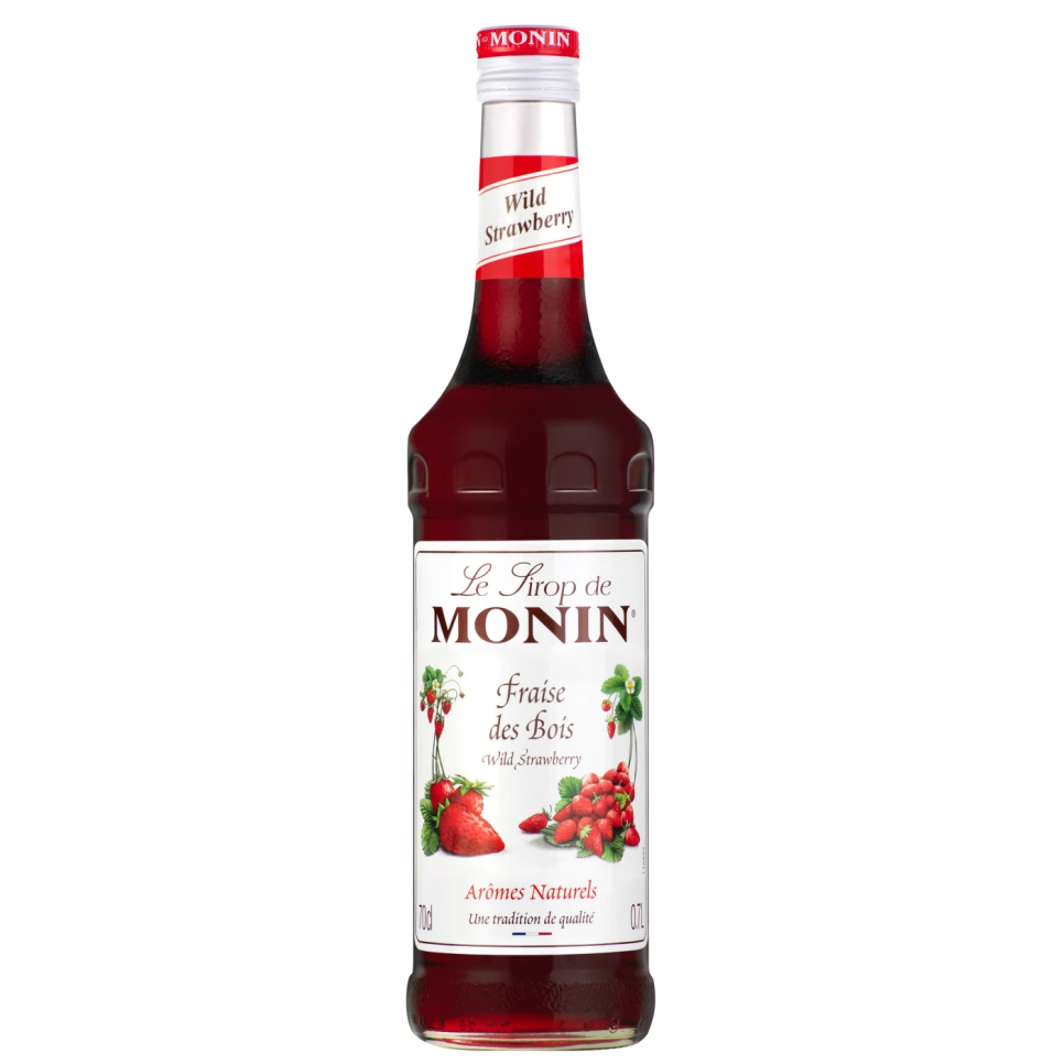Monin Wild Strawberry Syrup 70 cl in der Gruppe Bar & Wein / Bar-Ausstattung / Andere Bar-Ausstattung bei The Kitchen Lab (1083-30778)