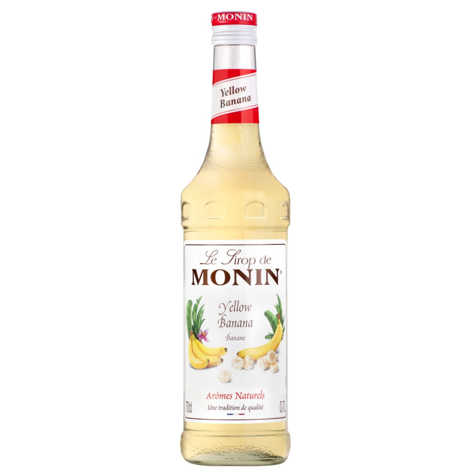 Monin Yellow Banana Syrup 70 cl in der Gruppe Bar & Wein / Bar-Ausstattung / Andere Bar-Ausstattung bei The Kitchen Lab (1083-30780)