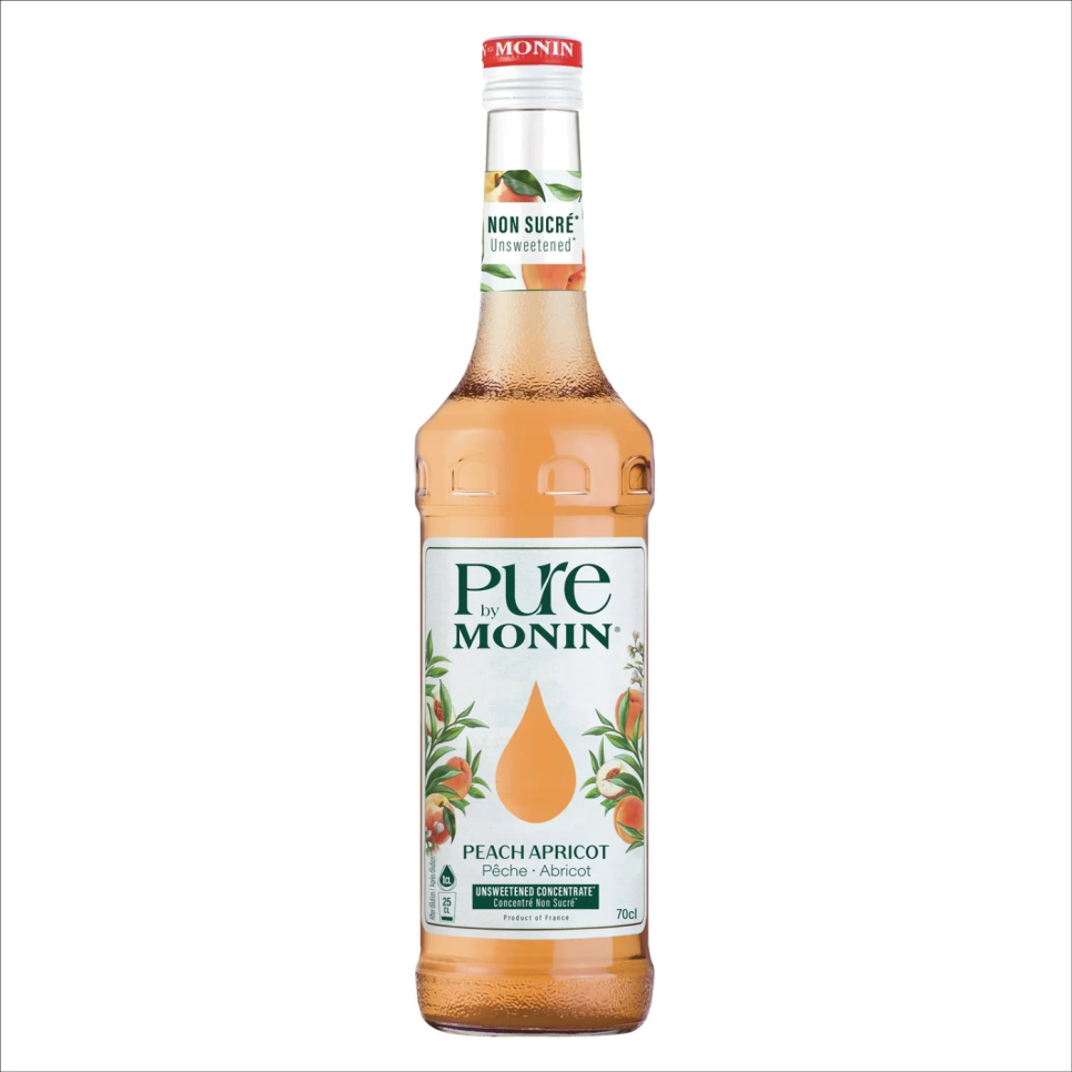 Pure by Monin Peach Apricot 70 cl in der Gruppe Bar & Wein / Bar-Ausstattung / Andere Bar-Ausstattung bei The Kitchen Lab (1083-31875)