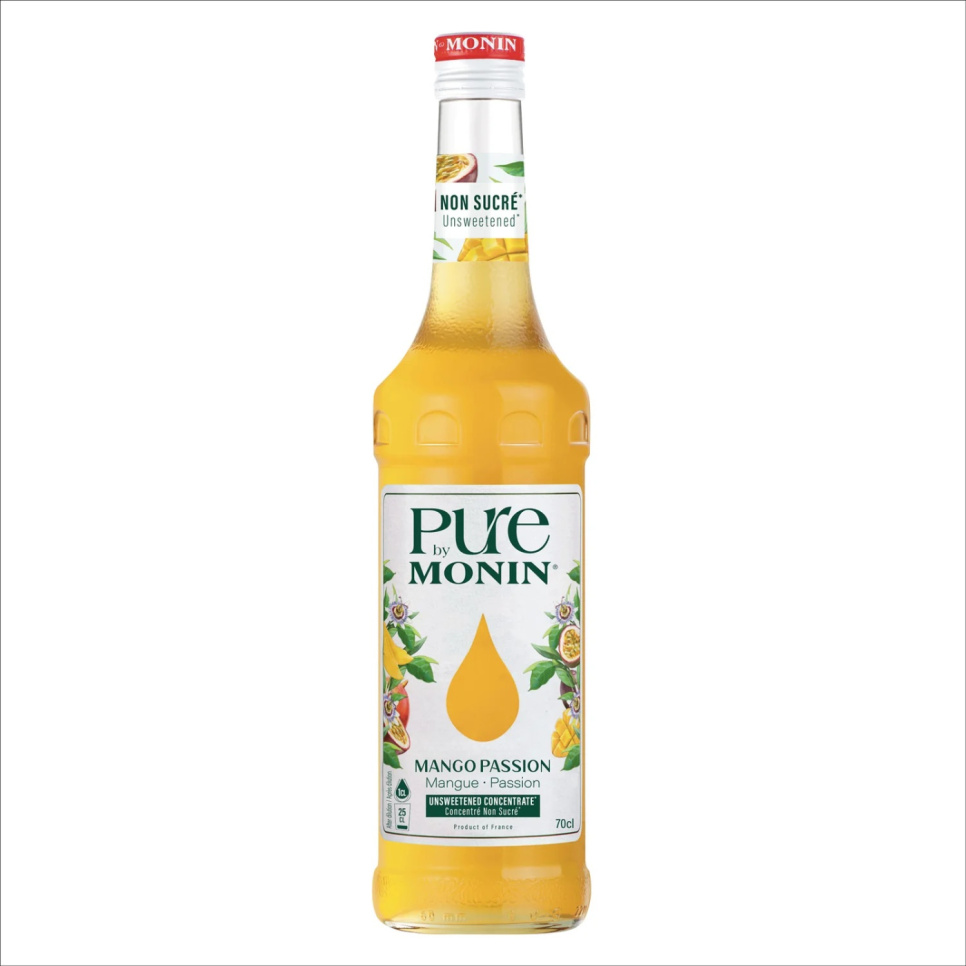 Pure by Monin Mango Passion 70 cl in der Gruppe Bar & Wein / Bar-Ausstattung / Andere Bar-Ausstattung bei The Kitchen Lab (1083-31876)