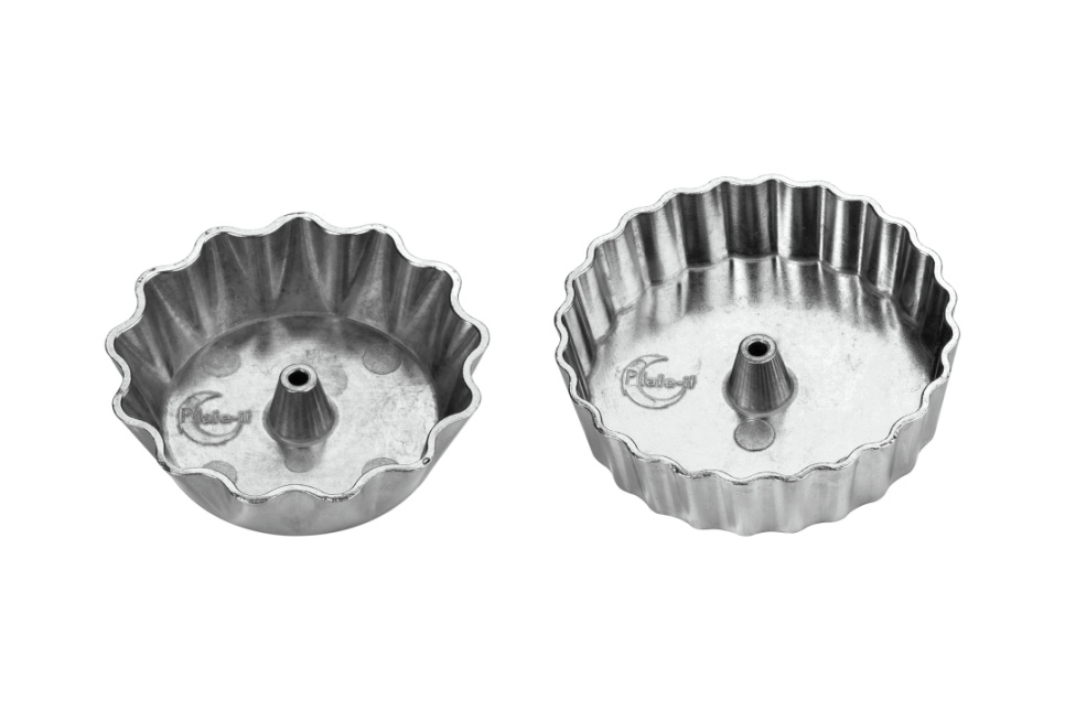 Tartlette aus verkrustetem Eisen, Satz mit zwei Teilen (ohne Griff) - Plate-it in der Gruppe Kochen / Küchenutensilien / Andere Küchenutensilien bei The Kitchen Lab (1086-29320)