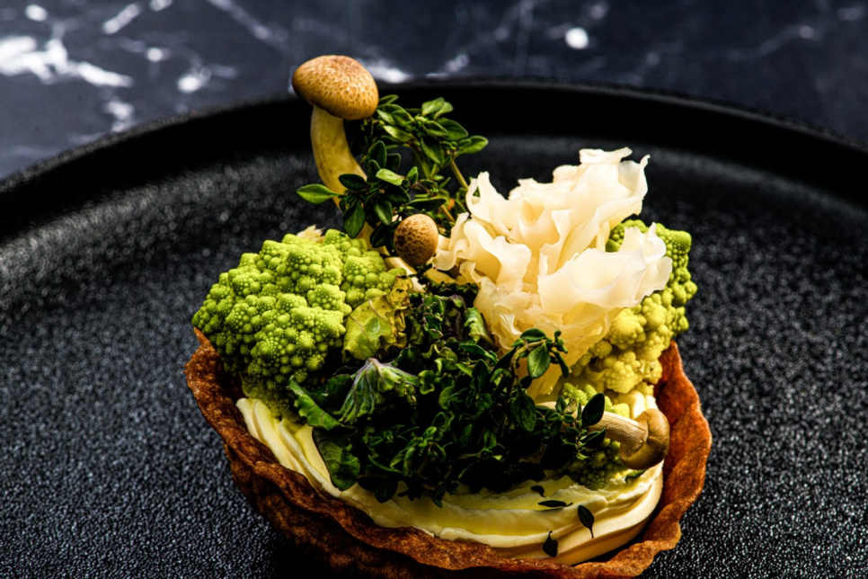 Tartlette aus verkrustetem Eisen, Satz mit zwei Teilen (ohne Griff) - Plate-it