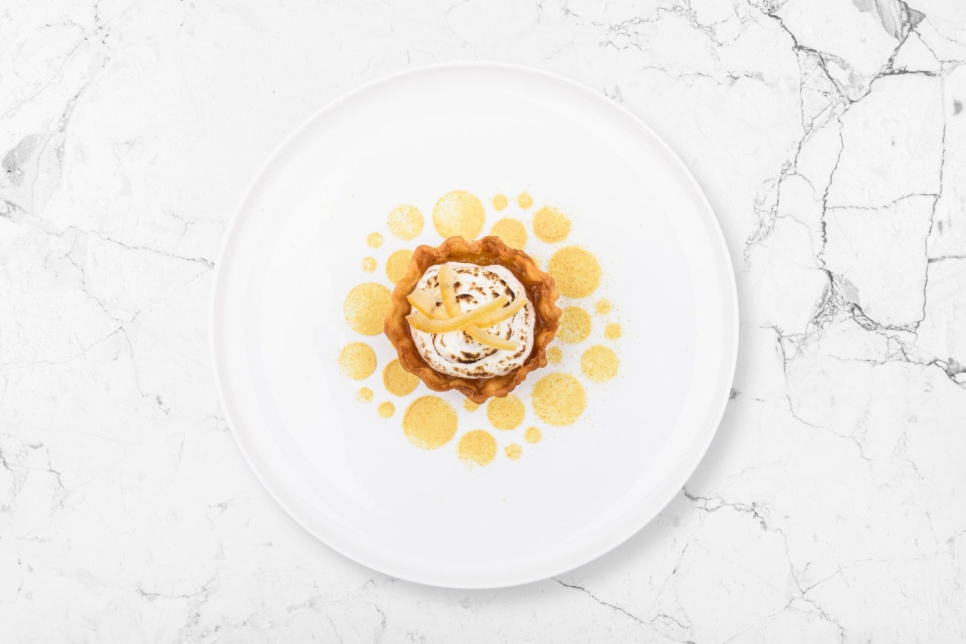 Tartlette aus verkrustetem Eisen, Satz mit zwei Teilen (ohne Griff) - Plate-it