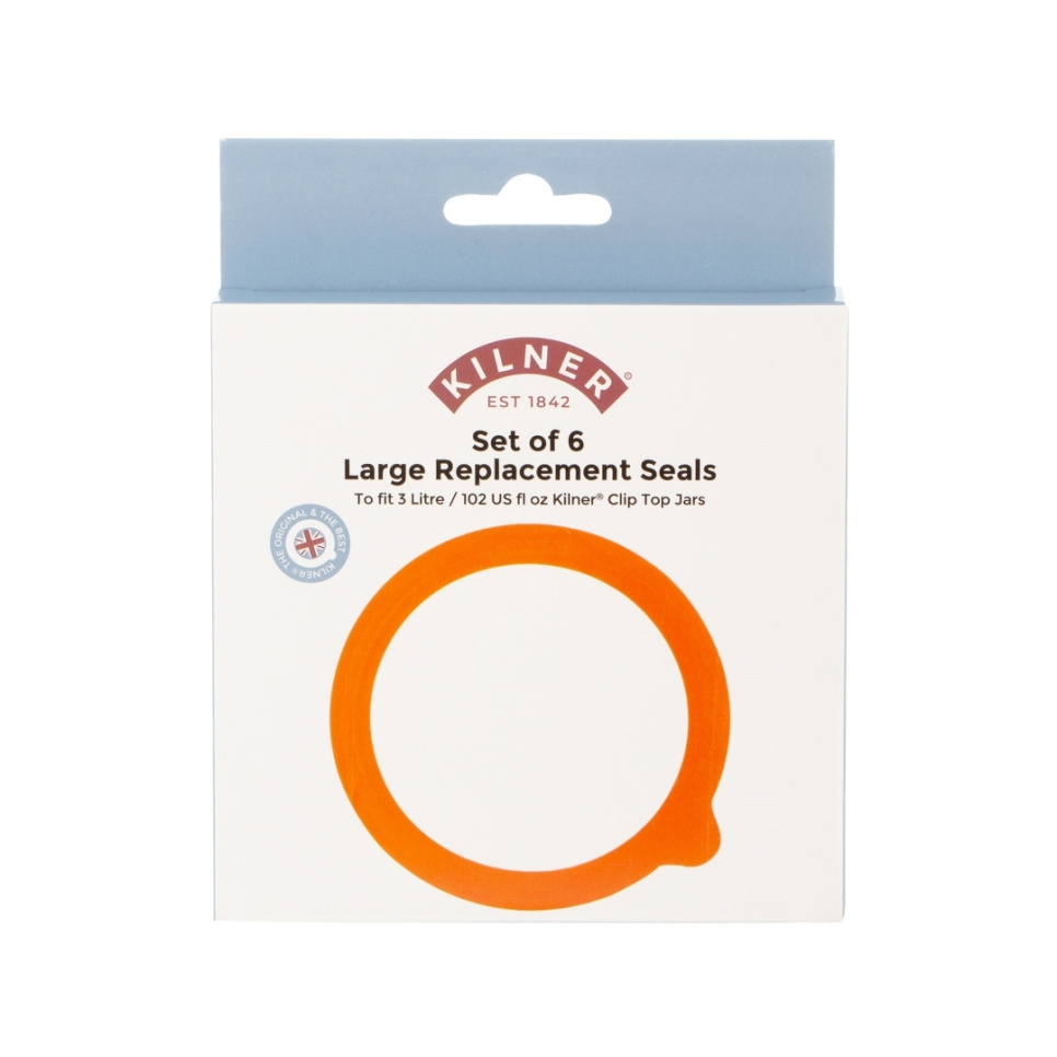 Gummidichtung für Einmachglas, 6er Pack - Kilner 