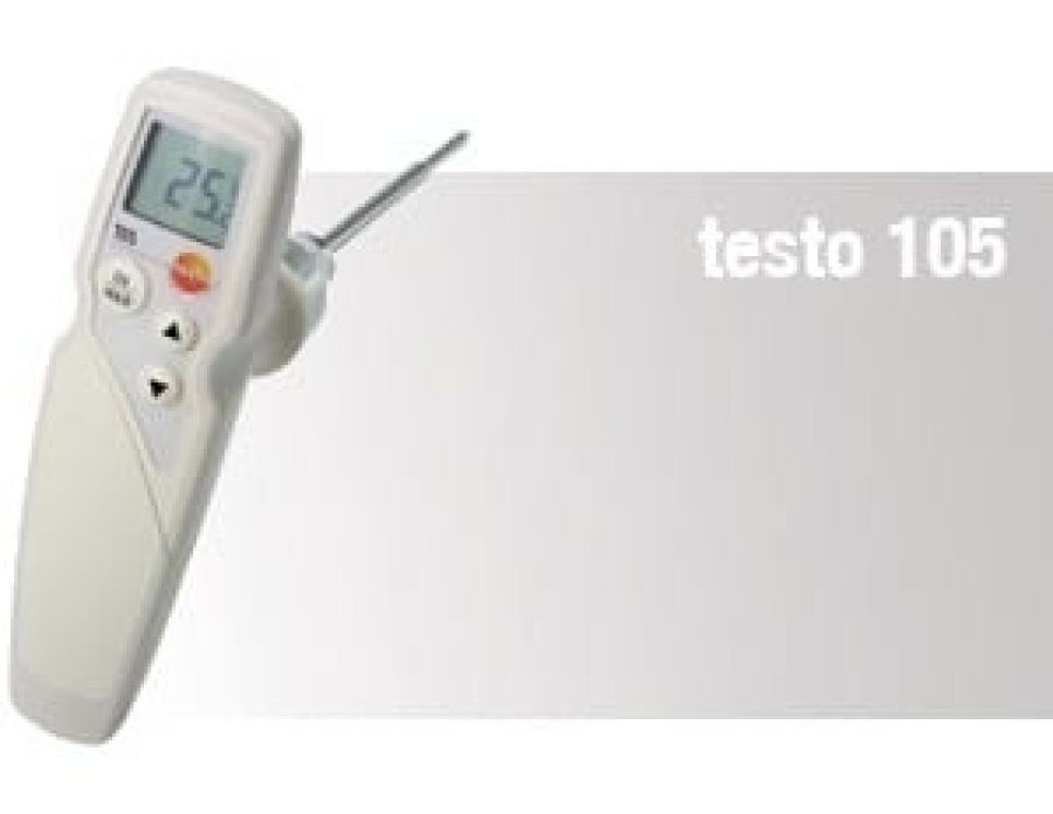 Thermometer Testo 105 schnell in der Gruppe Kochen / Messen & Prüfen / Küchenthermometer / Stabthermometer bei The Kitchen Lab (1089-10220)