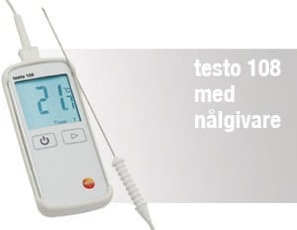 Thermometer Testo 108 schnell in der Gruppe Kochen / Messen & Prüfen / Küchenthermometer / Sondenthermometer bei The Kitchen Lab (1089-10930)