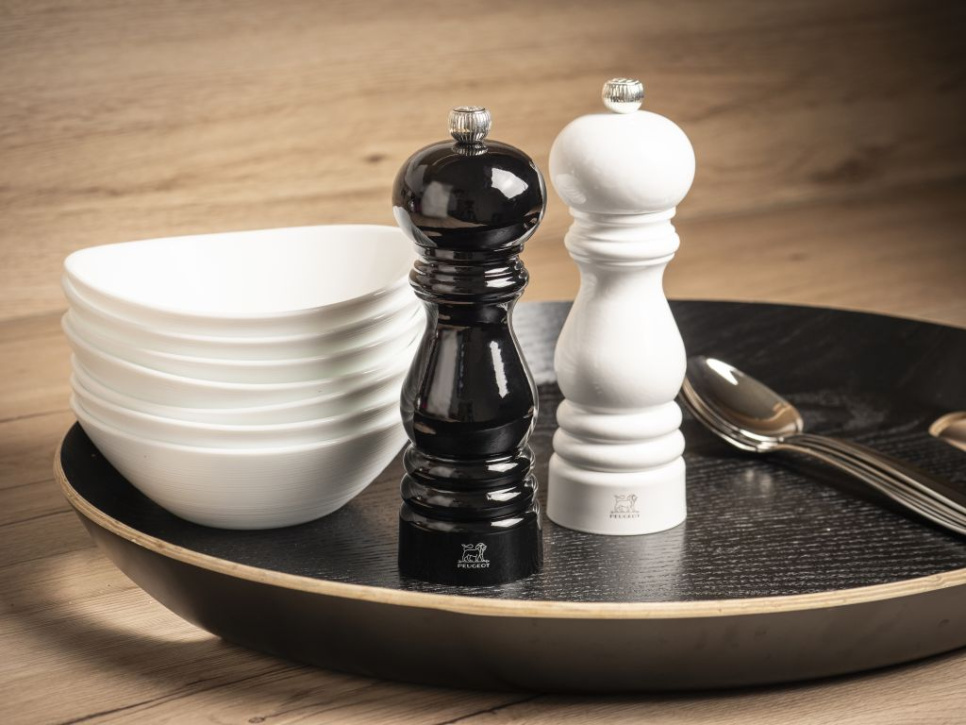 Salz- & Pfeffermühle, Paris Duo 18 cm, Schwarz & Weiß - Peugeot