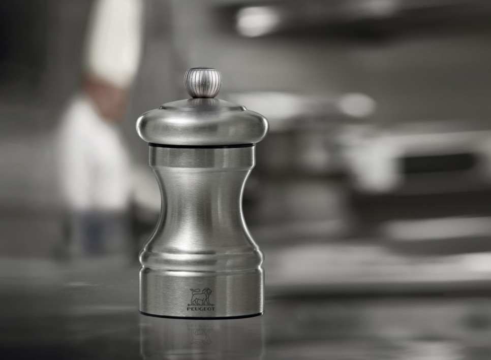 Salzmühle, 10 cm, Bistro Chef, Edelstahl - Peugeot
