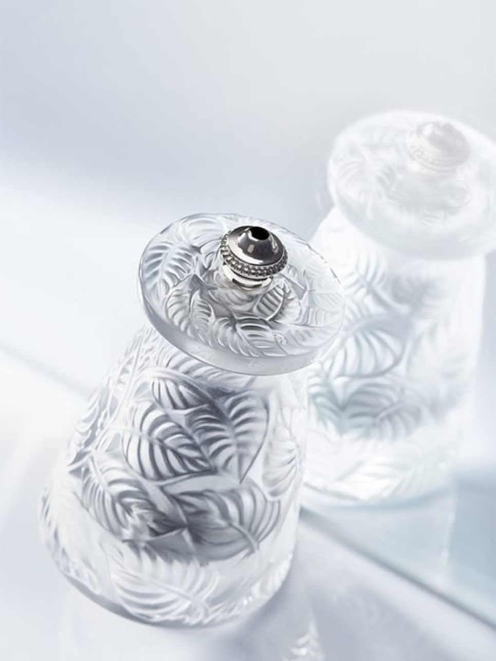 Set mit Salz- und Pfeffermühle, Lalique, 9 cm - Peugeot