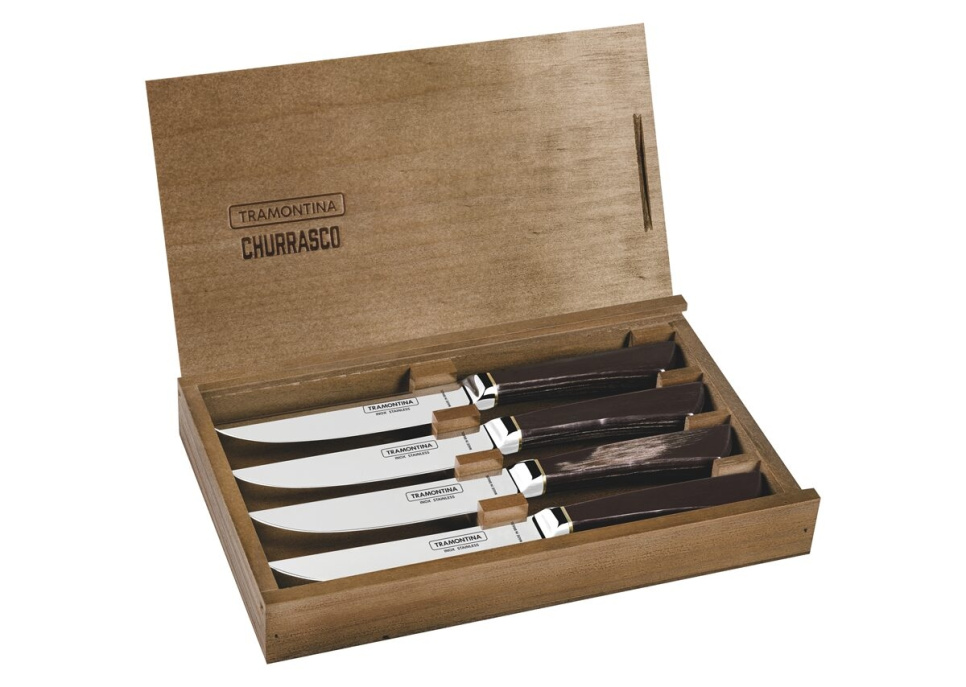 Steakmesser in Geschenkbox, Churrasco Premium - Tramontina in der Gruppe Tischgedeck / Besteck / Messer bei The Kitchen Lab (1090-27196)