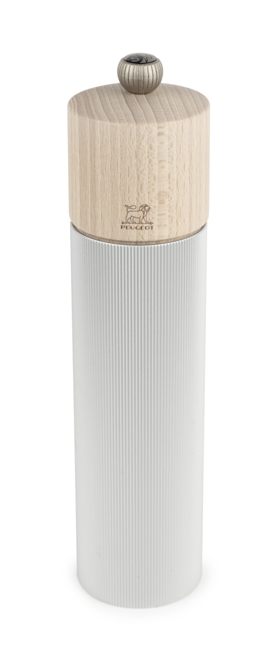 Line Salzmühle, 22cm, Aluminium, Natural - Peugeot in der Gruppe Kochen / Küchenutensilien / Salz- und Pfeffermühlen bei The Kitchen Lab (1090-30402)