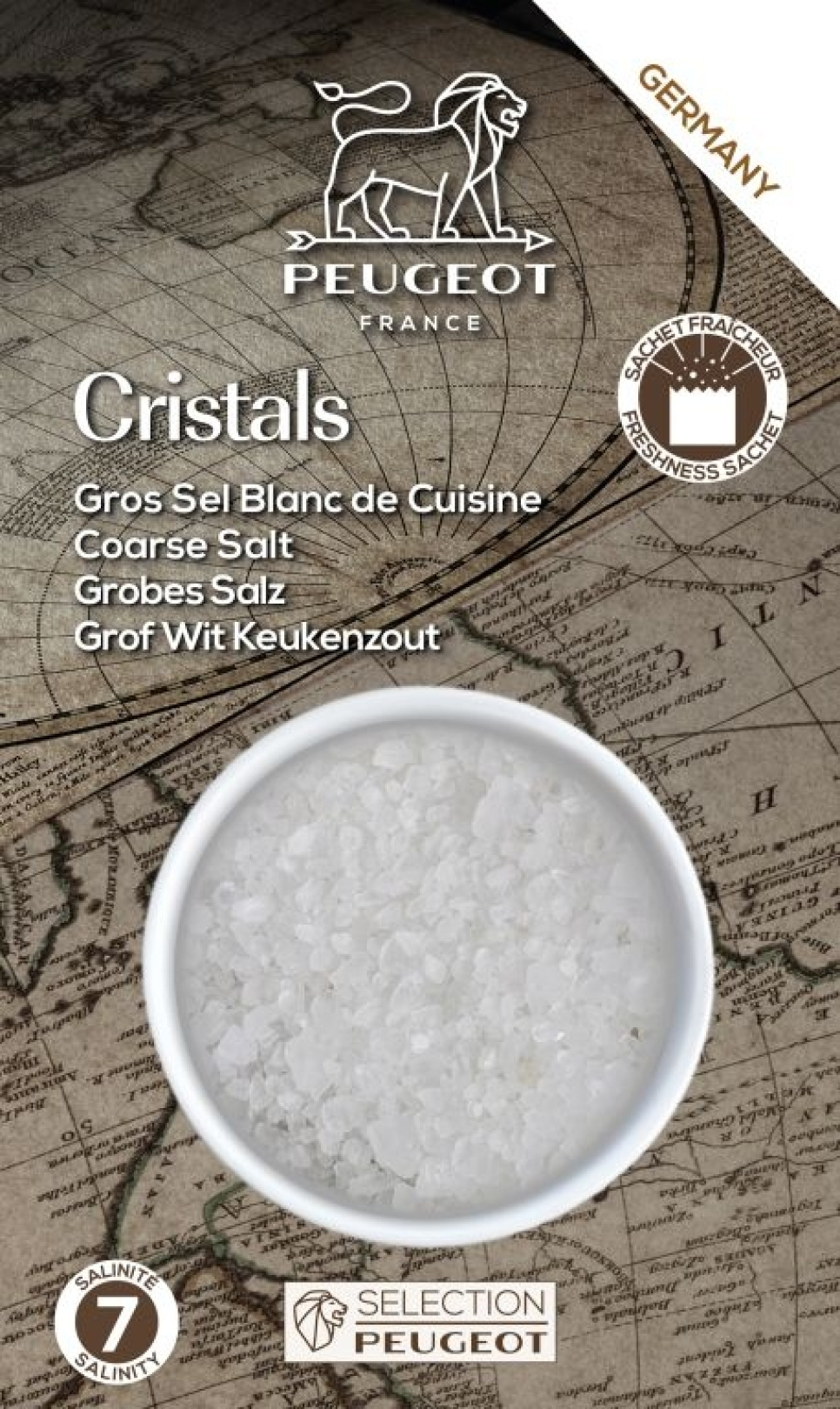 Mühlen Salz, Kalahari Desert 350 g, Südafrika - Peugeot in der Gruppe Kochen / Gewürze & Aromen / Salz bei The Kitchen Lab (1090-35292)