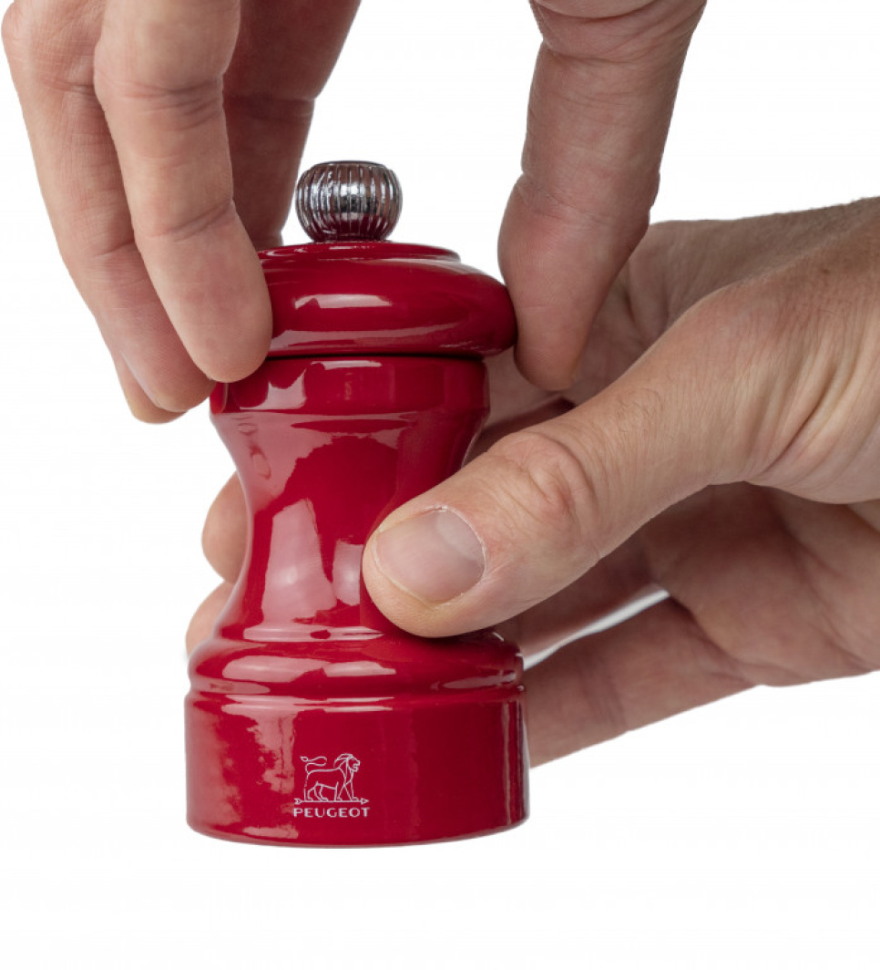 Pfeffermühle, 10 cm, Bistrorama, Rot Lackiert - Peugeot