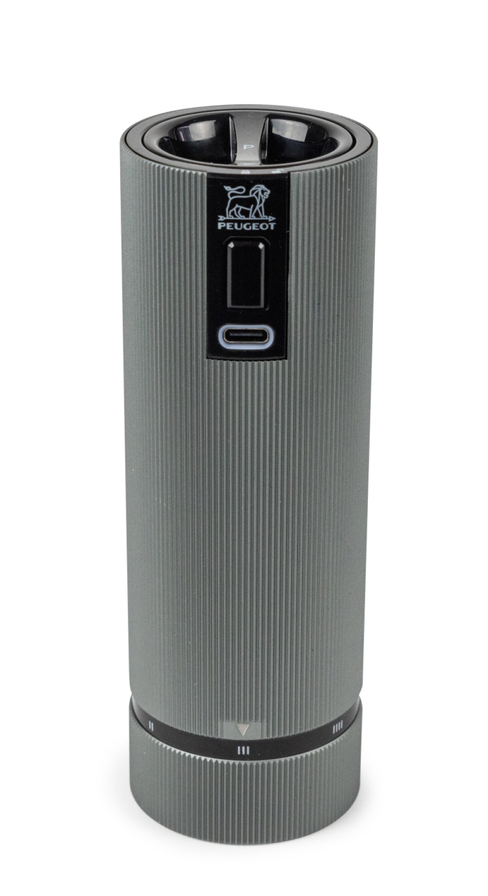 Salz- und Pfeffermühlen-Set, 15 cm, Elektrisch, Duo Line, Natural + Carbone - Peugeot in der Gruppe Kochen / Küchenutensilien / Salz- und Pfeffermühlen bei The Kitchen Lab (1090-35453)