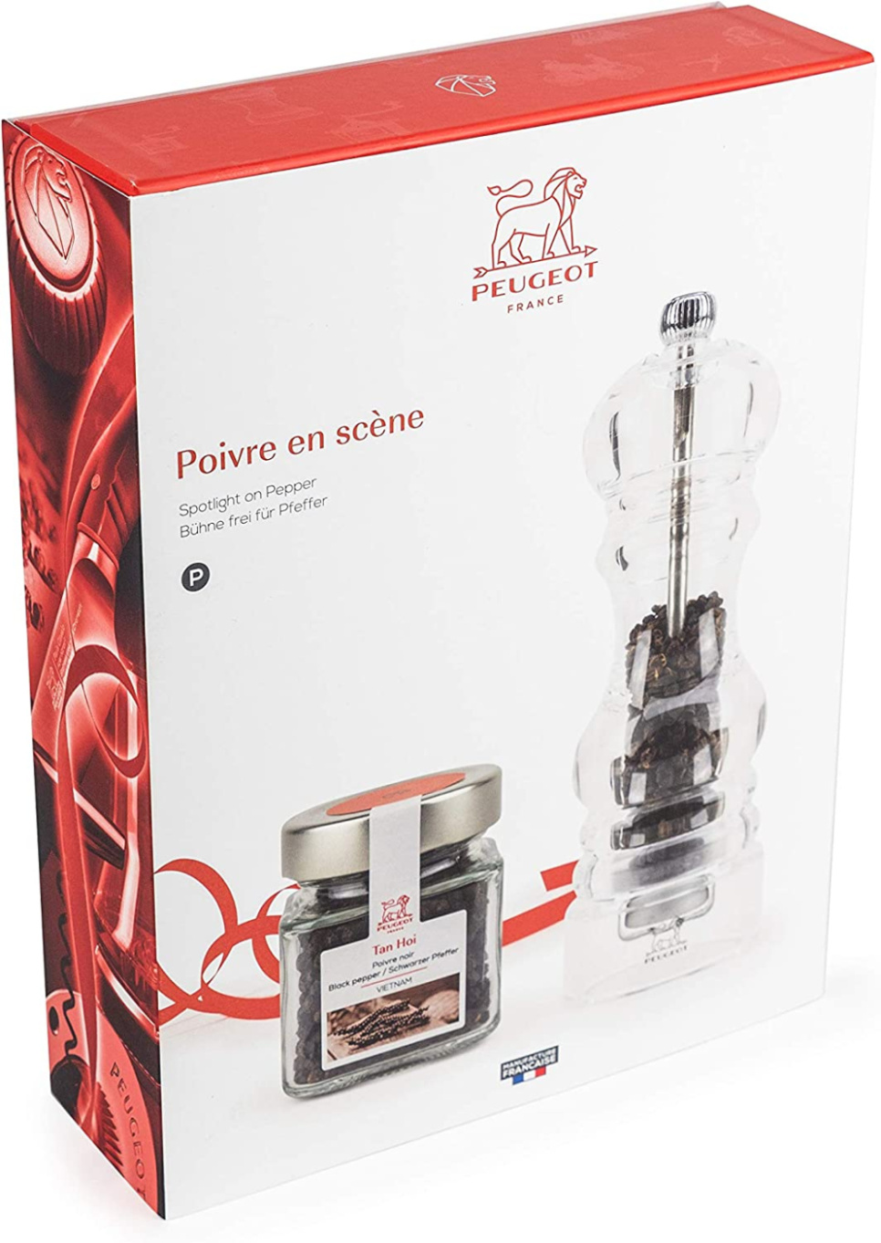 Set mit Pfeffermühle und Pfeffer, Nancy – Peugeot
